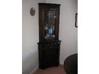 Dark Oak Corner Cabinet Dark Oak Corner Cabinet with....
